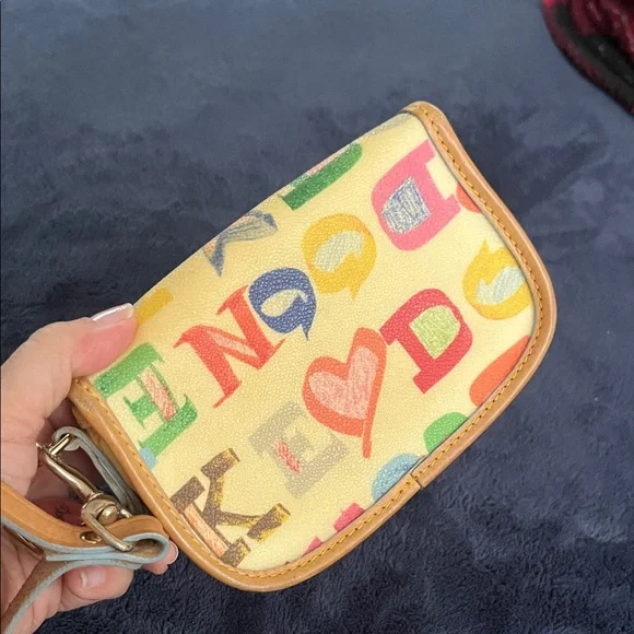 Dooney & Bourke Multicolor Alphabet Wristlet - Picture 11 of 12